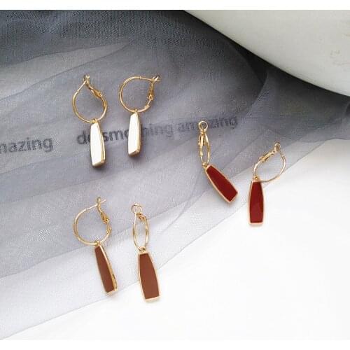 Geometry Retro Circle Women Earrings Jewelry Fashion Woman Earrings Statement Earring Vintage Round Metal Zinc Alloy