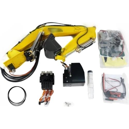 RC Hydraulic Excavator DIY With Hydraulic Oil Pump Hydraulic Pump Integrated Oil Tank Parts For HUINA 580 Modified Upgrade Parts