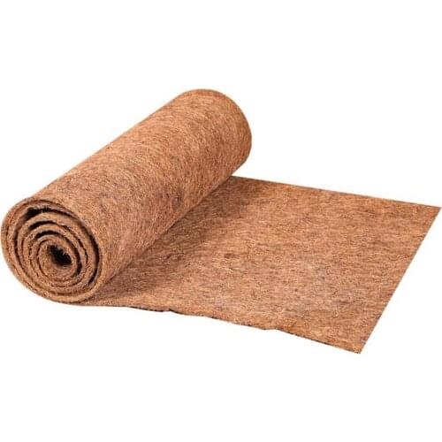 Coconut Mat Natural 100*25CM Coco Liner Sheet Non-slip For Planters Garden Plant Mat Coco Palm Roll Natural Coconut Fiber