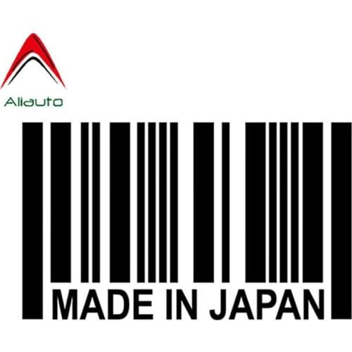 Aliauto Creative Car Stickers Made In Japan Barcode Auto Decorative Vinyl Decals Waterproof for Motorcycle Polo Skoda,15cm*8cm