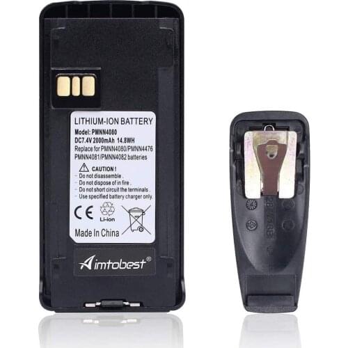PMNN4081 PMNN4082 2300mAh Li-ion Battery For Motorola EP350 CP1200 CP185 CP476 CP477 CP1300 CP1600 P140 P160 P180 Radio PMNN4080