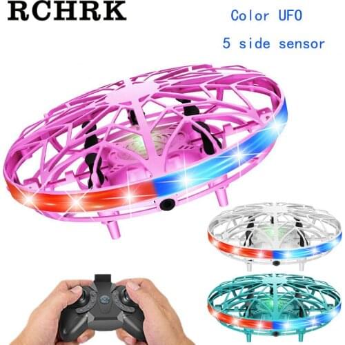 Mini UFO RC Drone Infraed Hand Sensing Aircraft Electronic Model Small drohne Toys For Children Helicopter