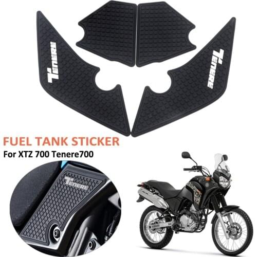 Motorcycle Non-slip Side Fuel Tank Stickers Waterproof Pad Rubber Sticker FOR YAMAHA Tenere 700 T700 XTZ 700 2019 2020