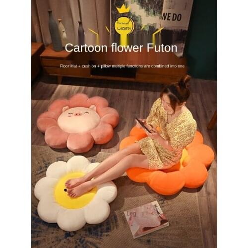 Cartoon Floor Mat Carpet Household Plush Mat Thickened Childrens Bedroom Bedside Foot Mat Drop-Resistant Non-Slip Balcony
