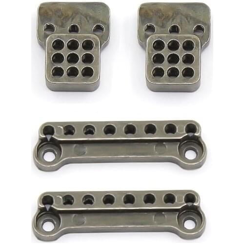 For MN D90 MN-90 MN99S RC Car Upgrade Parts 4Pcs Metal Adjustable Shock Absorber Bracket Extender Seat Accessories
