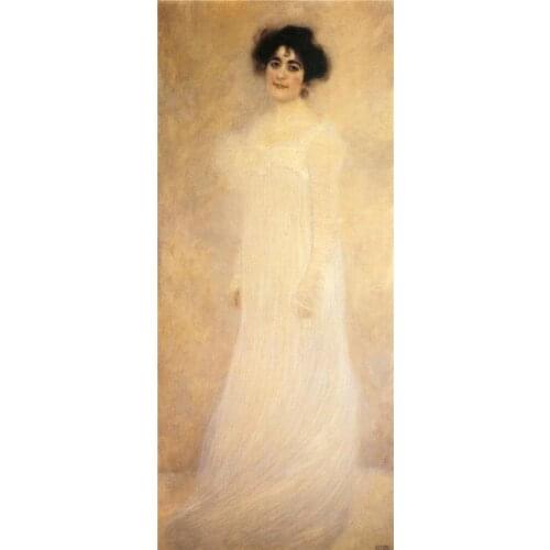 Handmade oil painting reproduction Portrait of Serena Lederer by Gustav Klimt