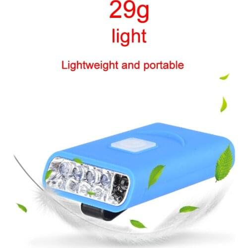 COB LED Cap Light Finger Sensor Hat Headlight Headlamp Head Flashlight