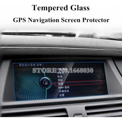 For BMW X5 X6 E70 E71 Tempered Glass GPS Navigation Screen Protector Car accesories interior Car decoration