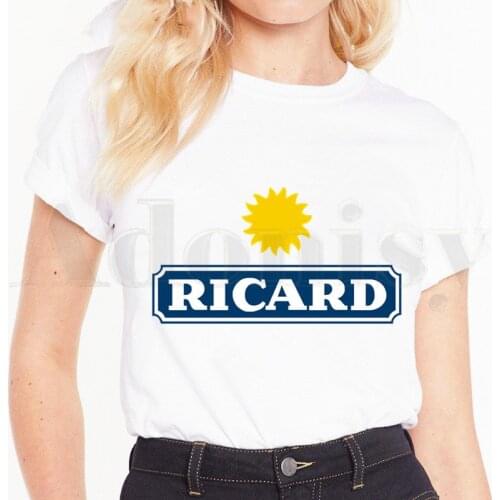 Womens T-shirt RICARD Harajuku Short Sleeve Female Tops Tees Harajuku VintageT Shirts