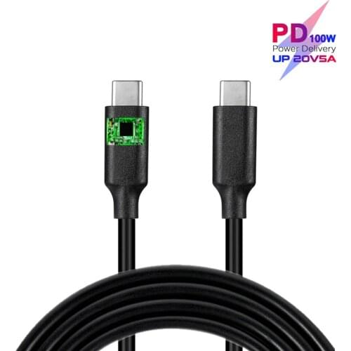 100W PD 5A Type C Cable USB-C USB3.1 Gen 2 Fast Charging Cord For Macbook SAMSUNG S20 Ultra S10 Plus QC 4.0 SCP Redmi Note 8 Pro