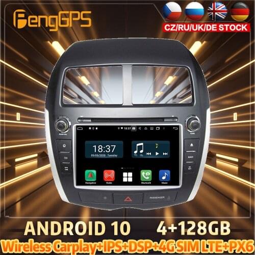 128G Android10 PX6 DSP For MITSUBISHI ASX 2010 Car DVD GPS Navigation Auto Radio Stereo Video Multifunction CarPlay HeadUnit