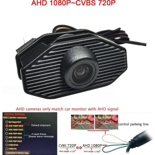 Ccd night vision car front view camera for New Subaru Forester 2013 2014 2016 front camera positive image AHD CVBS signal 6V 12V