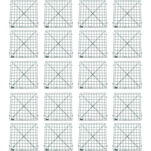 20pcs Wall Plastic Panel Holder for DIY Wedding Flower Floral Background Grass Land Ladscaping Wedding Venue Decor