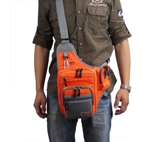 32*39*12CM Fishing Bag Fishing Reel Bag Multi-Purpose Waterproof Canvas Fishing Reel Lure Tackle Bag Fishing Lure Takle Bag Pack