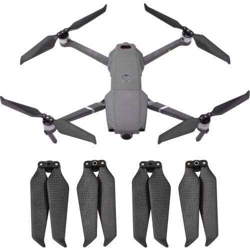 4PCS Carbon Fiber Propeller for DJI Mavic 2 Pro Zoom Drone Low Noise Blade Quick-release Props 8743 Wing Noise Reduction Fans