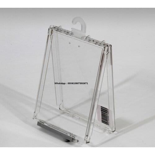 50 Pcs Retail Store RF 8.2MHz/ AM58KHz Single DVD Eas Safer Box Plastic Retail Magnetic Anti-Theft Security Box