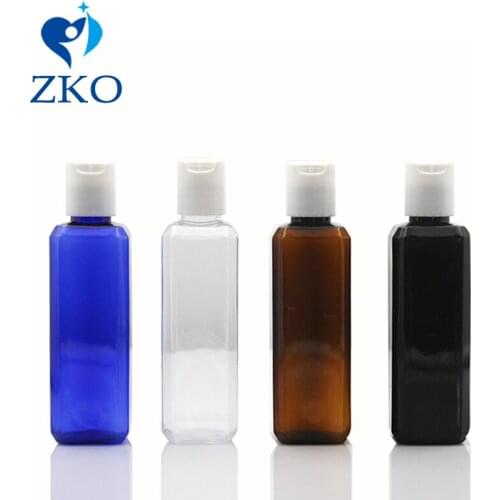 1 pcs Free Shipping 100ml square shape bottle Travel Size factory outlets Cosmetics bottle refillable bottle
