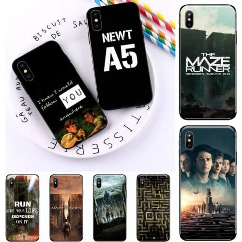 The Maze Runner American movie Phone Case for iPhone 11 12 mini pro XS MAX 8 7 6 6S Plus X 5S SE 2020 XR