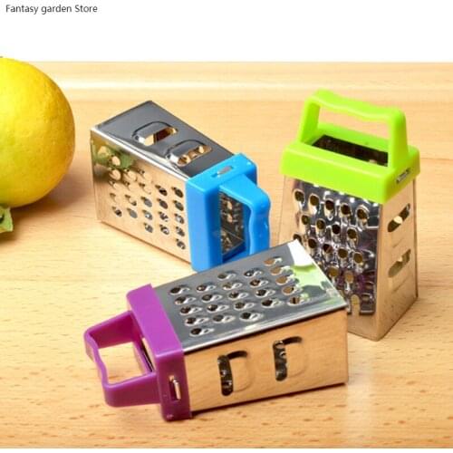 Mini Four-sided Plane Stainless Steel Grater Multi-function Vegetable Cutter Kitchen Gadgets Kitchen Accessories Kitchen Items