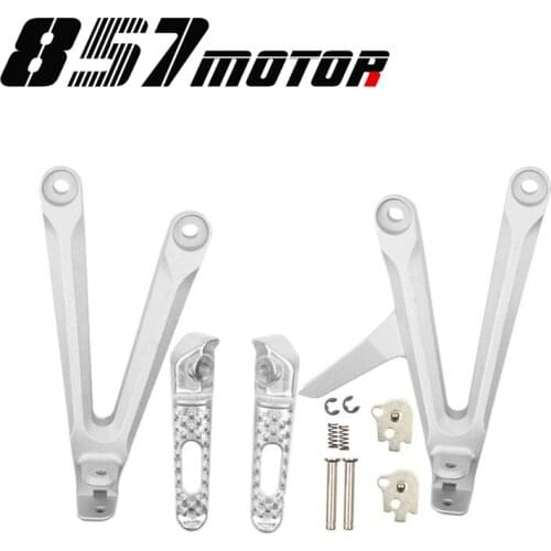 For HONDA CBR600RR CBR 600RR CBR600 RR F5 2005 2006 Motorcycle Accessories Footrests Rear Foot Pegs Pedals Rest Footpegs Bracket