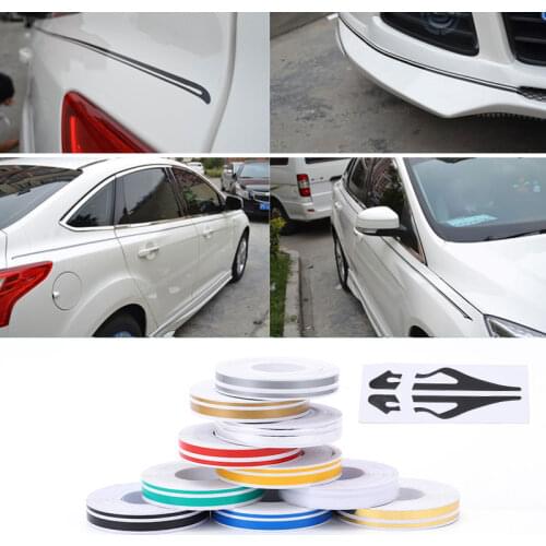 12mm Striping Pin Stripe Steamline DOUBLE LINE Tape Car Body Decal Vinyl Sticker Car Accessiores for Motorcycle BMW Audi Honda
