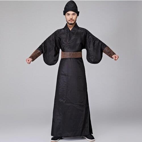 HanFu Same style of the Chinese famous novel Three Kingdoms Liu Bei,Zhang Fe GuanYu drama hero brave man stage Costume Romance