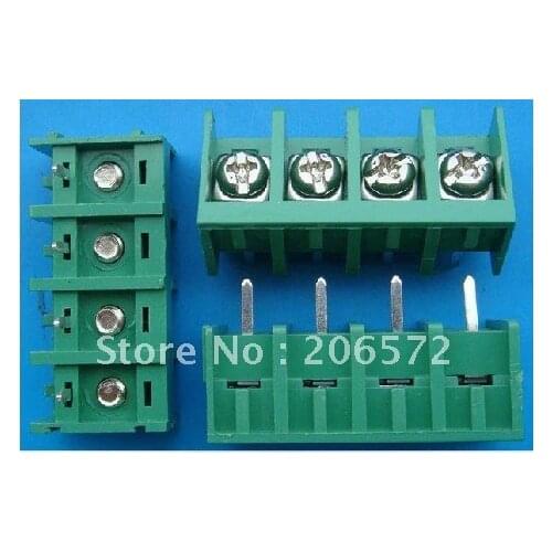 HB9500 9.5mm 2P 3P 4P connectors green binding post 300V/30A barrier terminal Blocks