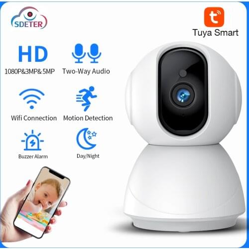 SDETER 1080P 720P Wireless Security Camera IP Camera WiFi CCTV Camera Surveillance Night Vision Baby Monitor Pet Camera P2P Cam