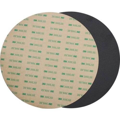 Round 200mm magnetic paper 3d heated bed platform sticker flexible Adhesive anti edge for ANYCUBIC Kossel Delta 3D Printer part