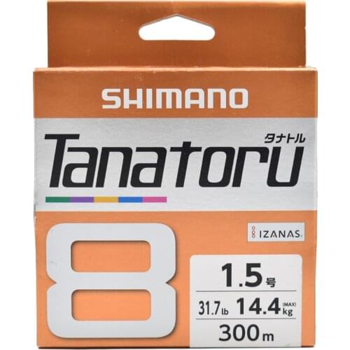 SHIMANO Original fishing line Tanatoru Colors 8 Strands 100% PE 14.5LB-67.8LB Made in Japan Braided Fishing Lines 150M/200M/300M
