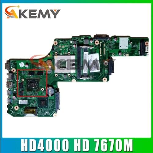 Akemy Mainboard For Toshiba Satellite L855 L850 Laptop Motherboard V000275440 DK10FG-6050A2509901-MB-A02 HD4000 HD 7670M DDR3