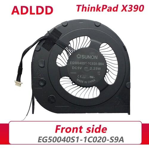 Laptop CPU Cooling Fan Cooler Radiator For Lenovo ThinkPad X390 EG50040S1-1C020-S9A 5pin 6-wires DC 5V 2.25W