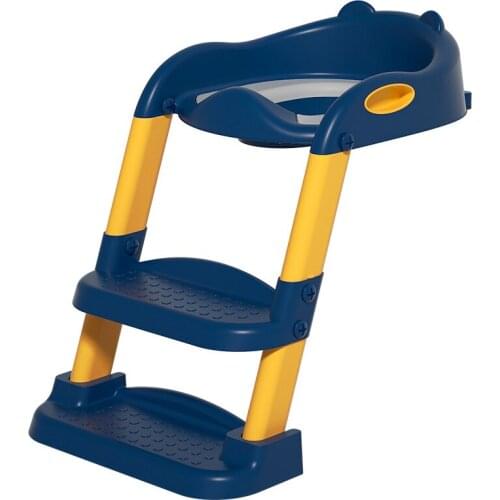2021 New Childrens Pot Potty Go Training Seat Toilet Stairs Stool With Adjustable Ladder Portable Urinal For Boys Girls 1-5Y
