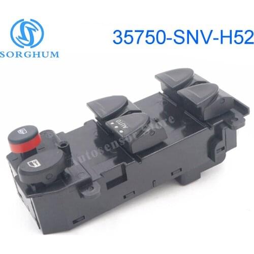 New 35750-SNV-H52 35750SNVH52 Electric Power Window Master Switch 2006-2011 For Honda Civic CR-V