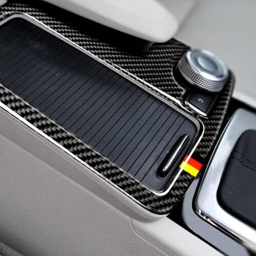 Handrail Cup Holder Frame Cover Trim Sticker for Mercedes Benz GLK 2008-2015 Stylish Interior Decoration Car Decal Accessories