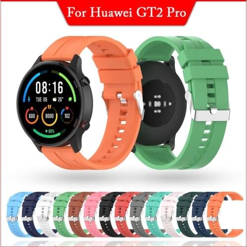 For GT2 Pro Strap Silicone Watchband for Huawei Watch GT 2 GT 46mm/GT 2e/HONOR Magic Band Sport Bracelet 22MM Wriststrap Correa