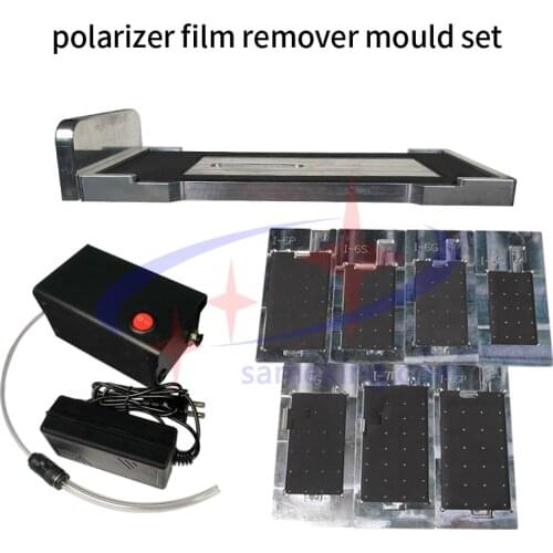 Sameking Polarizer remove mold for iphone 6 6S 6P 6SP 7 7P 8 8P LCD polarizer film cleaning full set