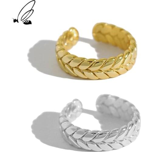 SSTEEL 925 Sterling Silver Silver Designer Mahua Resizable Opening Gold Rings For Womens Gothic Wedding 2021 Fine Jewellery