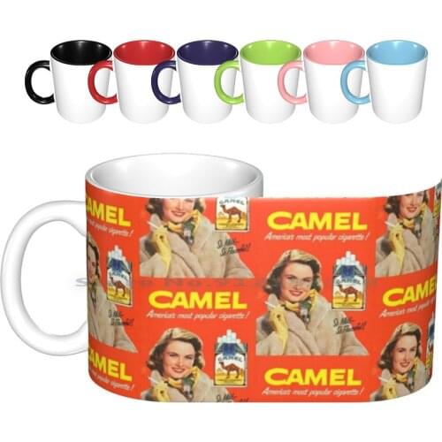 Cigarettes Ceramic Mugs Coffee Cups Milk Tea Mug Cigarettes Hipster Style Cool Vintage Retro Thrift Cigarette Smoking Esports