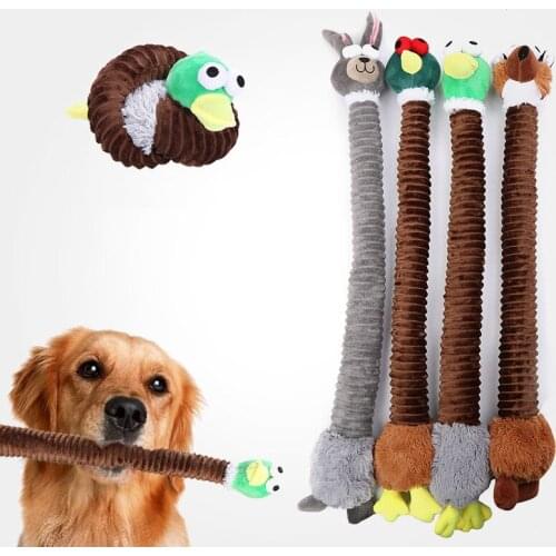 Pet supplies vocal toys cartoon modeling elastic plush toys dog toys,Q237
