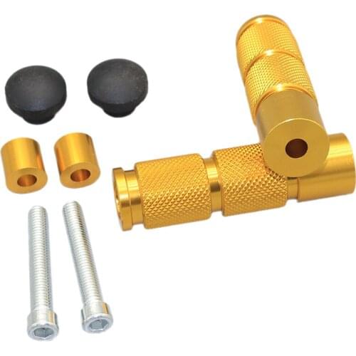 2pcs Universal CNC Aluminum Motorcycle Bike ATV Footrests Foot Pegs Pedals Motorcycle Modification Parts