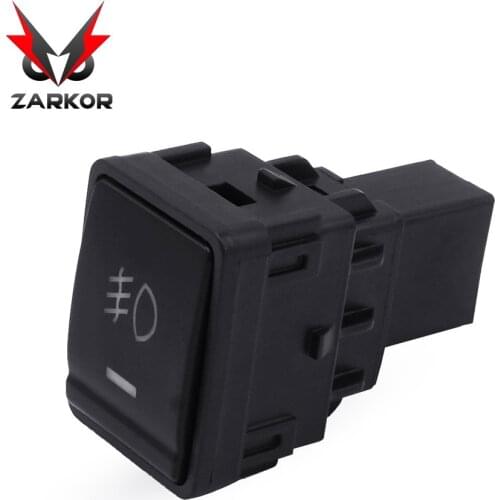 Zarkor Fog Light Switch for Nissan Fog Lamp 12V 4Pin IP68 Waterproof LED Push Driving Light Bar On Off Rocker Toggle Switch