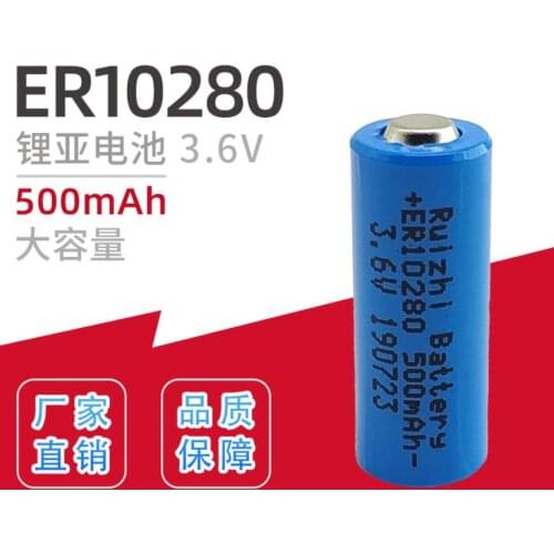 1PCS ER10280 3.6V 450mAh Lithium Battery FX2NC-32BL ER10/28 2/3AAA Size Cell Battery For Utility Meters PLC Industrial
