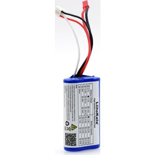 2PCS/lot Liitokala New 7.4V 18650 Lithium Battery 1500mAh 8.4V li-lon Rechargeable batteries Aircraft battery + Free shipping