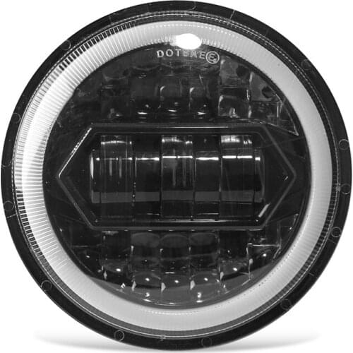 5.75 Inch LED Headlight 200W LED Motorcycle Headlight for Dyna Street Bob Super Wide Glide Low Rider Night Rod Train