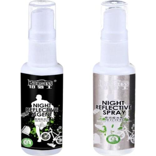 50ml Night Reflective Spray Paint Outdoor Safety Reflective Sign Anti-Accident Riding Bicycle Running Fluorescent Paint