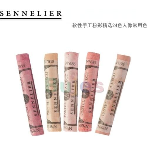 Select portrait 24 color Sennelier Extra-fine Soft Pastels, Water Soluble and Have An Unparalleled Softness