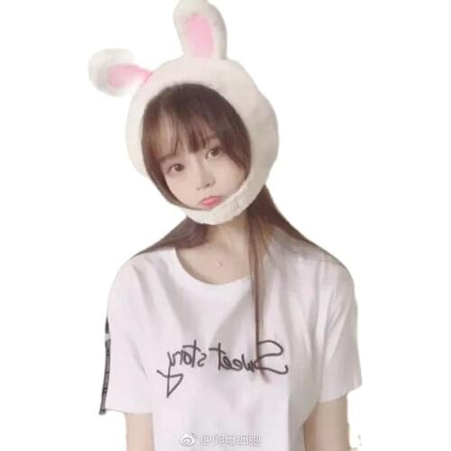 INS super soft plush rabbit ears frog Headgear sweet Selfie tools plush toy cute decoraton gift for friends