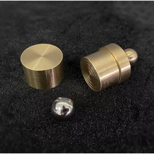 Coin Maker (Brass) Magic Tricks Steel Ball to Coins Appearing Magician Professional Stage Magia Illusions Mentalism Props