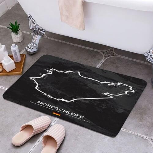 Nordschleife Carpet Areas Rug Non-slip Floor Mat Rug 3D Printing Living Room Bedroom Door Mat Home Decoration